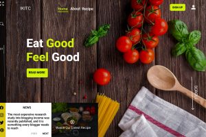 Peter Wainaina_Food Landing Page